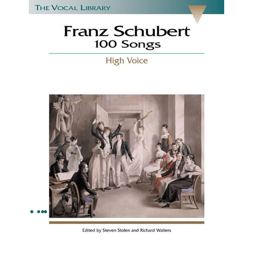 Schubert 100 Songs High Voice (Softcover Book)