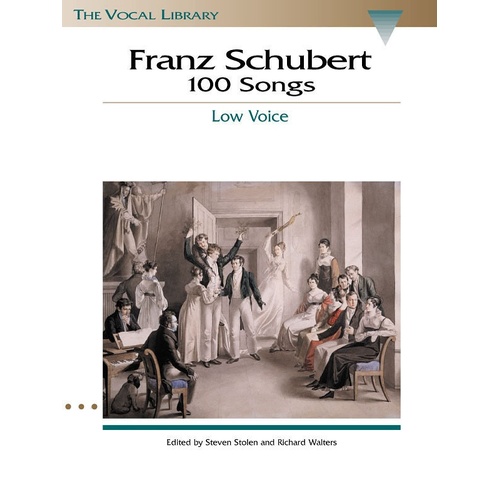 Schubert 100 Songs Low Voice (Softcover Book)