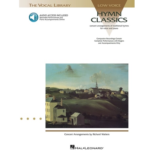 Hymn Classics Low Voice Book/Online Audio (Softcover Book/Online Audio)