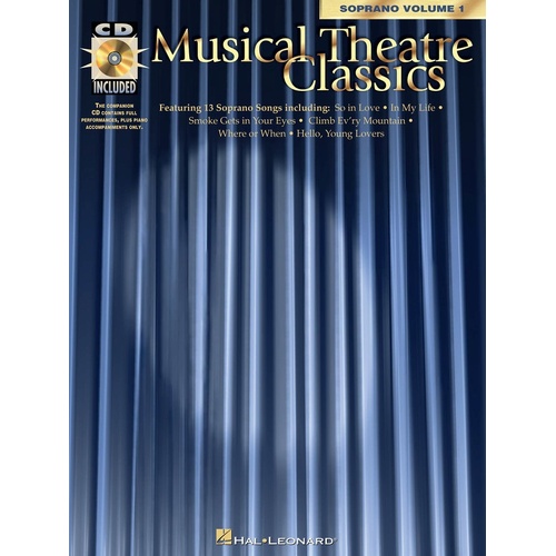 Musical Theatre Classics Sop Vol 1 Book/CD (Softcover Book/CD)