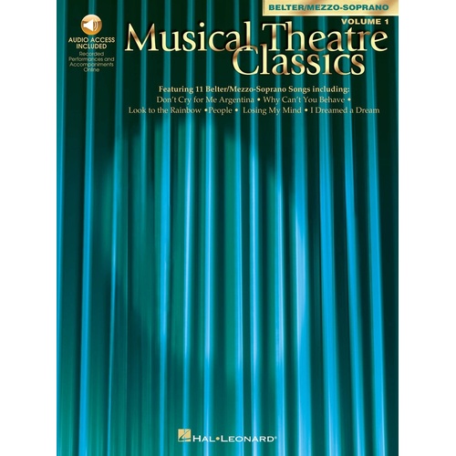 Musical Theatre Classics Mez Sop V 1 Book/CD (Softcover Book/CD)