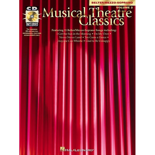 Musical Theatre Classics Mez Sop V 2 Book/CD (Softcover Book/CD)