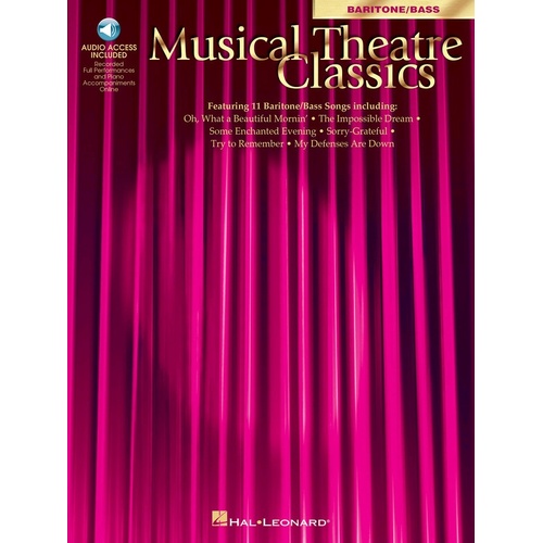 Musical Theatre Classics Bar/Bass Book/CD (Softcover Book/CD)