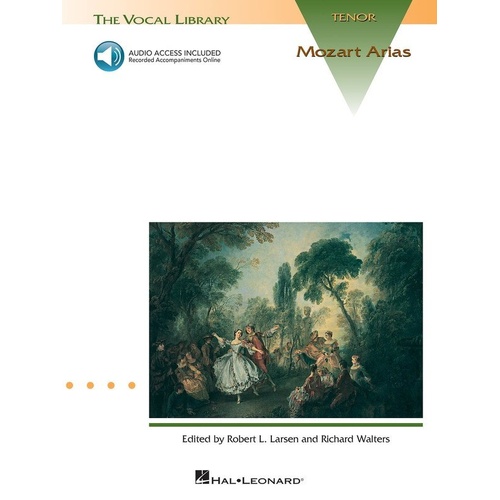 Mozart Arias for Tenor with Accompaniments and Study Materials