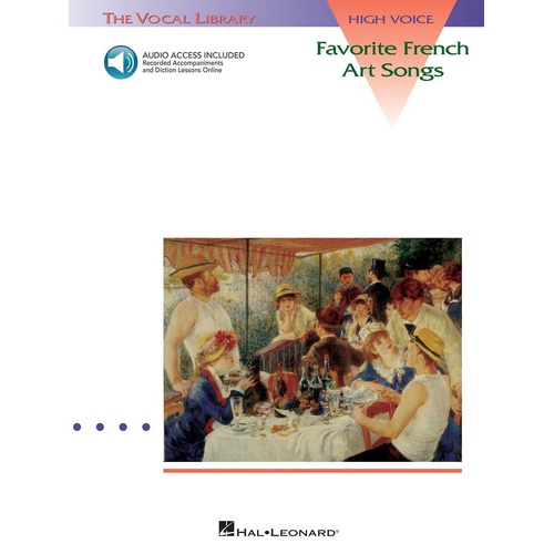 Favorite French Art Songs High Voice Book/Online Audio 
