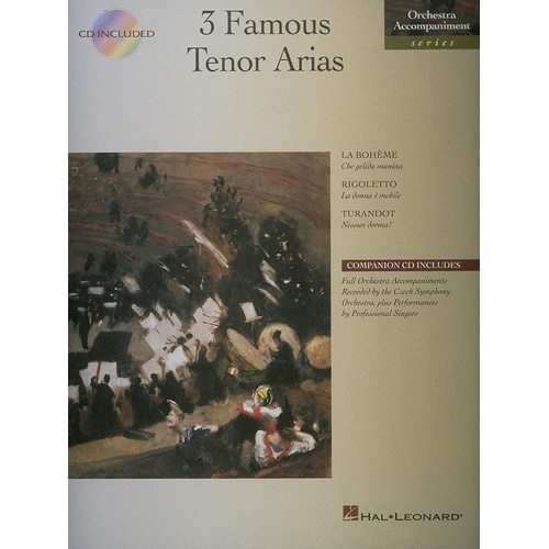 3 Famous Tenor Arias Book/CD (Softcover Book/CD)