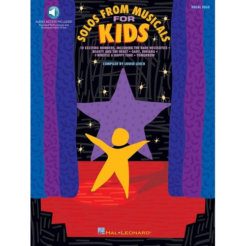 Solos from Musicals for Kids Songbook with CD