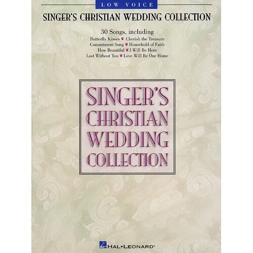 Singers Christian Wedding Collection Low Vox (Softcover Book)