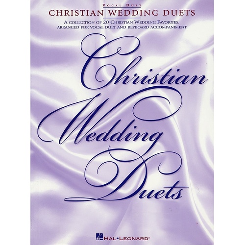Christian Wedding Duets Vocal (Softcover Book)