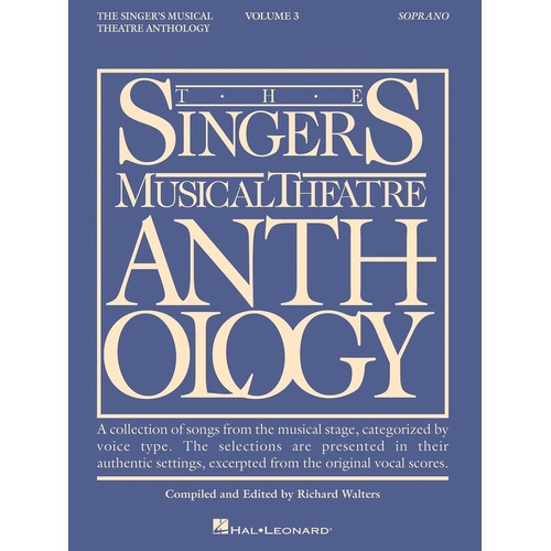 Singers Musical Theatre Anth V3 Soprano (Softcover Book)