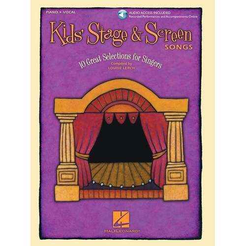 Kids' Stage & Screen Songs Book/CD Package