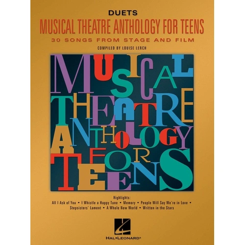 Musical Theatre Anthology for Teens Duets Book