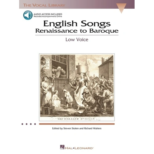 English Songs: Renaissance to Baroque - 34 Songs for Voice, 80 Pages, Hal Leonard