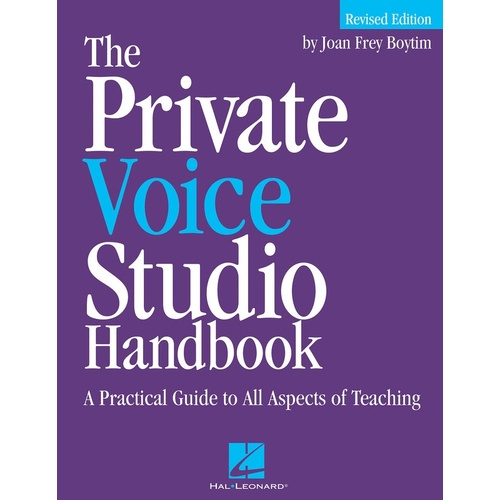 Private Voice Studio Handbook (Softcover Book)