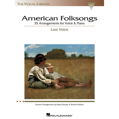 American Folksongs PV Low Voice (Softcover Book)