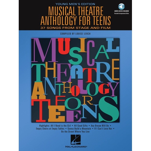 Musical Theatre Anth Teens Mens Book/Online Audio (Softcover Book/Online Audio)