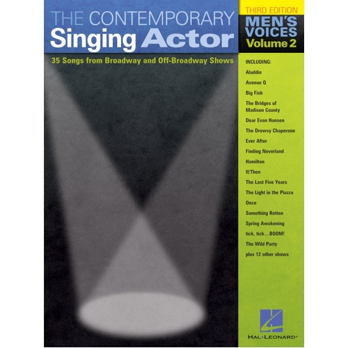 Contemporary Singing Actor Men's Edition Volume 2 Songbook