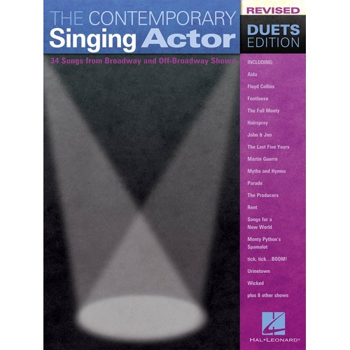 Contemporary Singing Actor Duets (Softcover Book)
