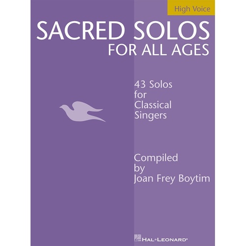 Sacred Solos For All Ages High Voice (Softcover Book)