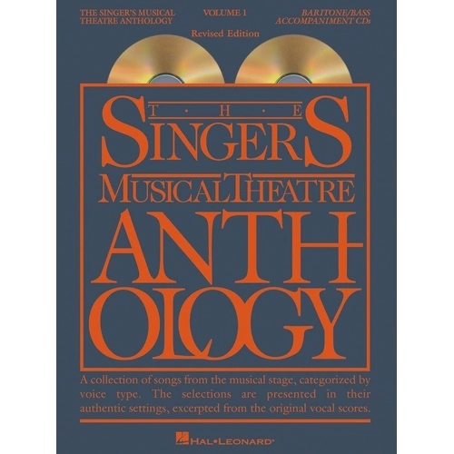 Singer's Musical Theatre Anthology Volume 1 Baritone Bass 2 CD Set