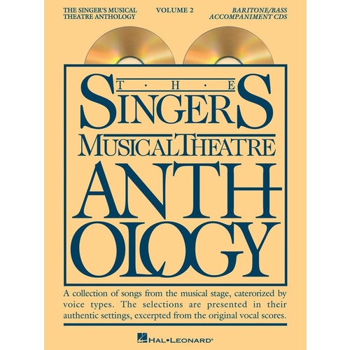 Singers Musical Theatre Anth V2 Bar Bass CDs (CD Only)