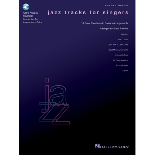 Jazz Tracks For Singers Book/CD Womens Ed (Softcover Book/CD)