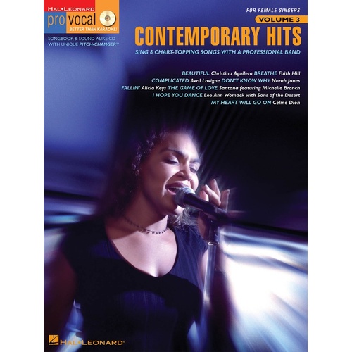 Contemporary Hits Pro Vocal Womens V3 Book/CD (Softcover Book/CD)