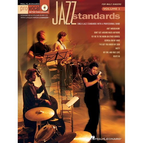 Jazz Standards Pro Vocal Book/CD Mens Ed V2 (Softcover Book/CD)