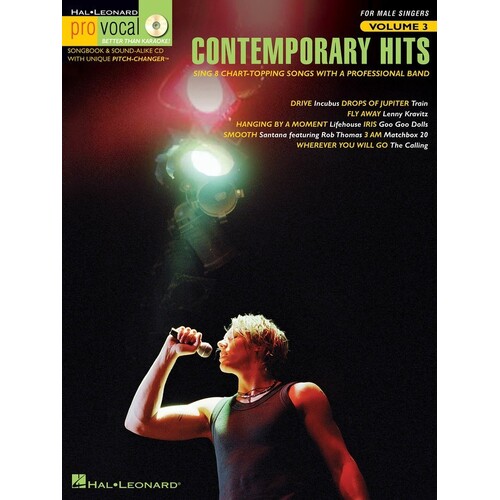 Contemporary Hits Pro Vocal Men V3 Book/CD (Softcover Book/CD)