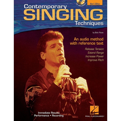 Contemporary Singing Techniques Mens Edition Book/CD (Softcover Book/CD)