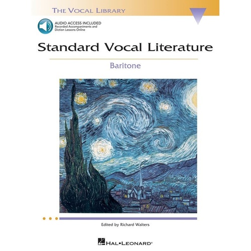 Standard Vocal Literature Baritone Book/CD Pack
