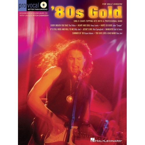80s Gold Pro Vocal Men's Edition V4 BK/CD