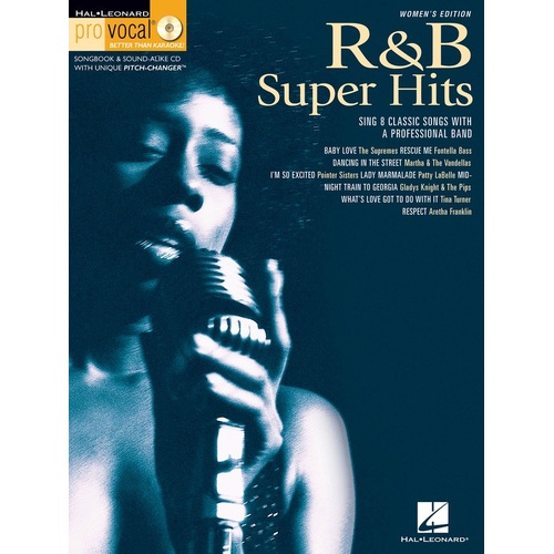 R&B Super Hits Pro Vocal Womens V7 Book/CD (Softcover Book/CD)