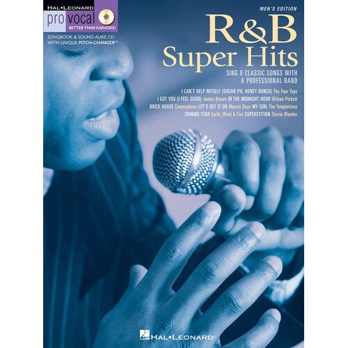 R&B Super Hits Pro Vocal Men V6 Book/CD (Softcover Book/CD)