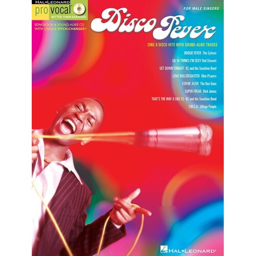 Disco Fever Pro Vocal Men V7 Book/CD (Softcover Book/CD)