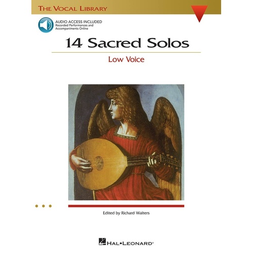 14 Sacred Solos Book/CD Low Voice (Softcover Book/CD)