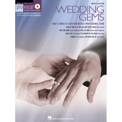 Wedding Gems Pro Vocal Mens V8 Book/CD (Softcover Book/CD)