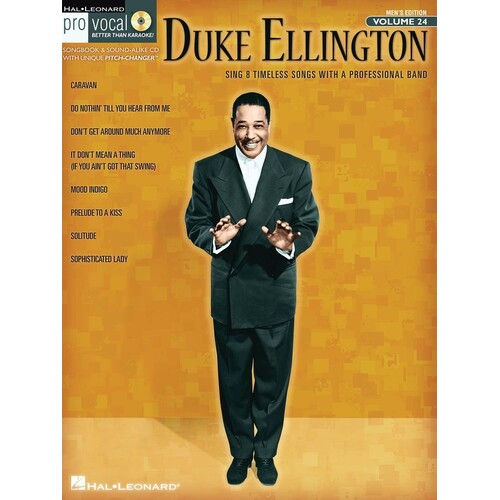 Duke Ellington Pro Vocal Mens V24 Book/CD (Softcover Book/CD)