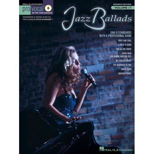 Jazz Ballads Pro Vocal Women's V17 BK/CD