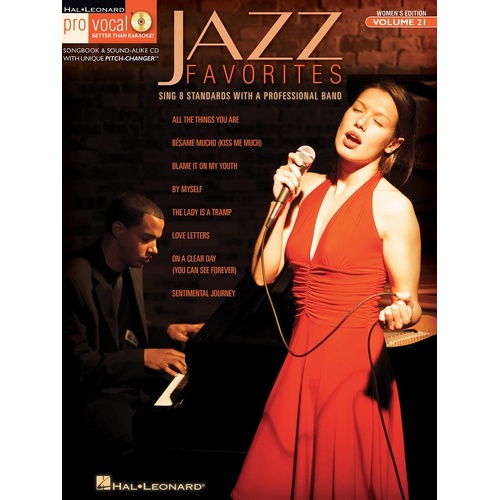 Jazz Favorites Pro Vocal Womens Ed V21 Book/CD (Softcover Book/CD)