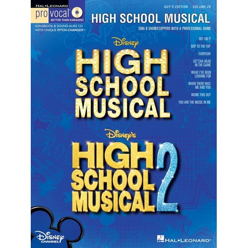 High School Musical Pro Vocal Men Guys V28 Book/CD (Softcover Book/CD)