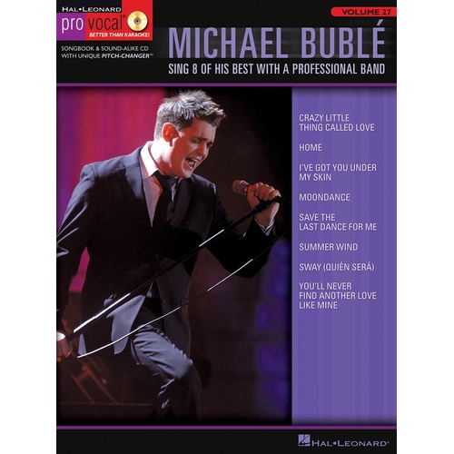 Michael Buble Pro Vocal Men V27 Book/CD (Softcover Book/CD)