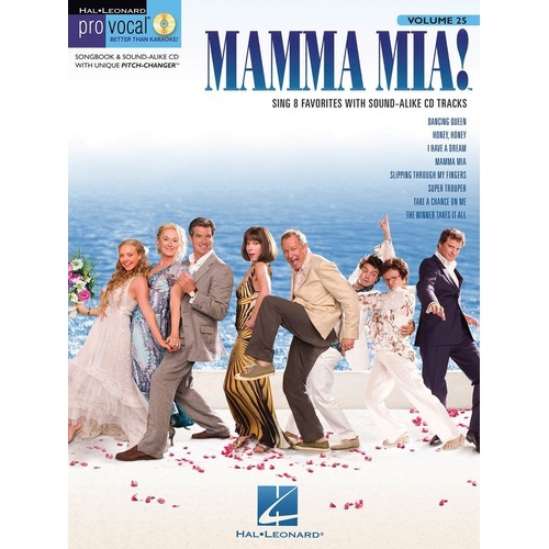 Mamma Mia Pro Vocal Women's Edition V25 BK/CD