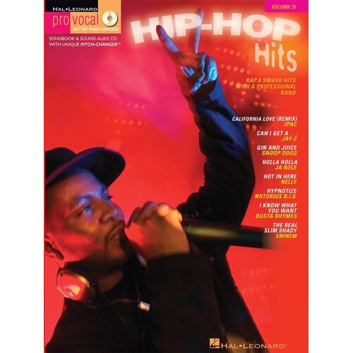 Hip Hop Hits Pro Vocal Mens Ed V31 Book/CD (Softcover Book/CD)
