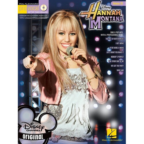 Hannah Montana Pro Vocal Womens V20 Book/CD (Softcover Book/CD)
