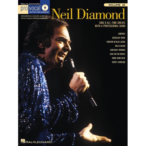 Neil Diamond Pro Vocal Men V40 Book/CD (Softcover Book/CD)