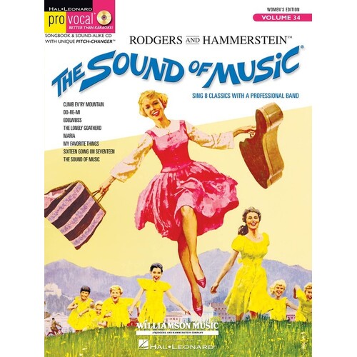 Sound Of Music Pro Vocal Womens Ed V34 Book/CD (Softcover Book/CD)