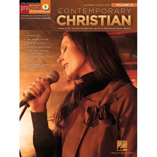 Contemporary Christian Wom Pro Vocal V35 Book/CD (Softcover Book/CD)