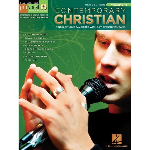 Contemporary Christian Pro Vocal Men V41 Book/CD (Softcover Book/CD)