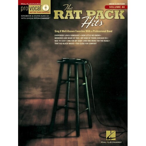 Rat Pack Hits Pro Vocal Men V44 Book/CD (Softcover Book/CD)
